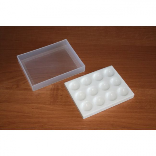 Палитра KWI для работы с красителями 12 ячеек, керамическая. от магазина Stom-Prof