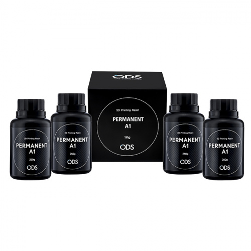 Смола полимерная ODS Permanent для 3D печати постоянных конструкций, цвет: А1, 1 кг. от магазина Stom-Prof