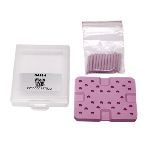 Треггер керамический для мостов, 59х47мм, 30 отверстий, цвет красный. от магазина Stom-Prof