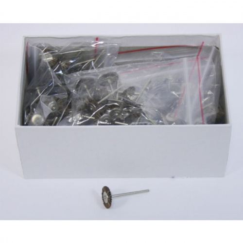 Щёточка Songjiang Sheshan натуральная щетина, коричневая, средней жесткости, диаметр 18мм, 144 шт. от магазина Stom-Prof