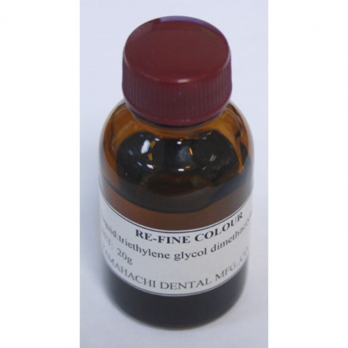 Жидкость красителя для акриловой пластмассы Re-fine Bright, 25 мл. от магазина Stom-Prof