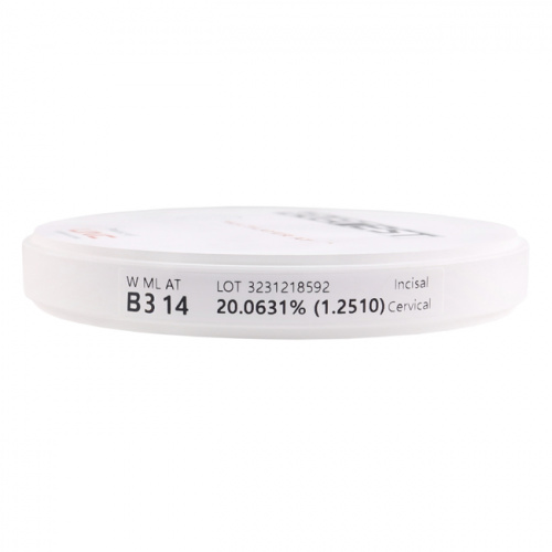 Диск циркониевый Everest Multilayer AT, размер 98х14 мм, оттенок B3, многослойный UNC Everest Multilayer от магазина Stom-Prof