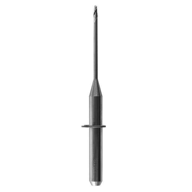 Фреза для обработки PMMA/PEEK/WAX совместима с VHF 40, размер: 1,0 х 3,0мм, цилиндр с округленным концом с 2 насечками, без покрытия. от магазина Stom-Prof