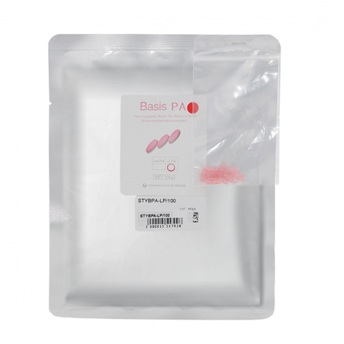 Пластмасса базисная Basis PA полиметилметакрилатная, для термо-пресса, цвет Live Pink, 100 г. от магазина Stom-Prof