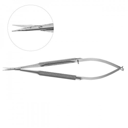 Ножницы десневые MS-150 изогнутые с круглой ручкой от магазина Stom-Prof