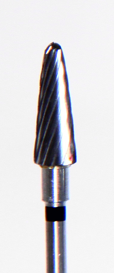 Фреза ATRI ТВС L050SSC, конус закругленный, 5мм, одинарная насечка, суперкрупная абразивн. от магазина Stom-Prof