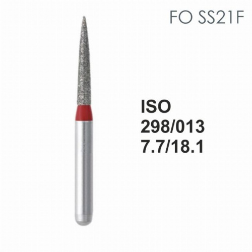 Бор алмазный MANI FO-SS21F по ISO 298, торпеда ,013 х 7.7 х 18.1 мм, зернистость F, 5 штук от магазина Stom-Prof