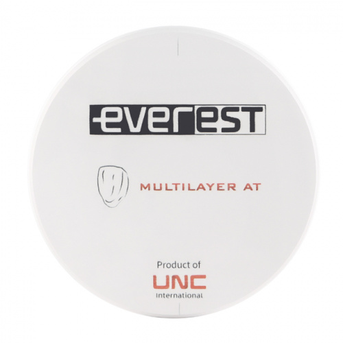 картинка Диск циркониевый Everest Multilayer AT, размер 95х18 мм, цвет A2, многослойный UNC Everest Multilayer от магазина Stom-Prof