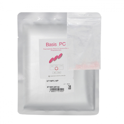 картинка Пластмасса базисная Basis PC поликарбонатная, для термо-пресса, цвет Marble Pink 100 г. от магазина Stom-Prof