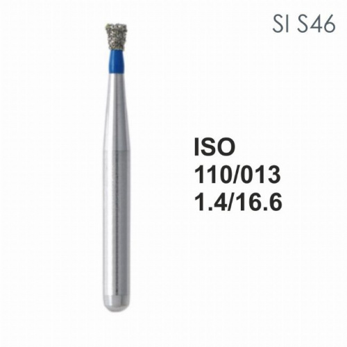 Бор алмазный MANI SI-S46 по ISO 010, об.конус ,013 х 1.6 х 16.6 мм, зернистость S, 5 штук от магазина Stom-Prof