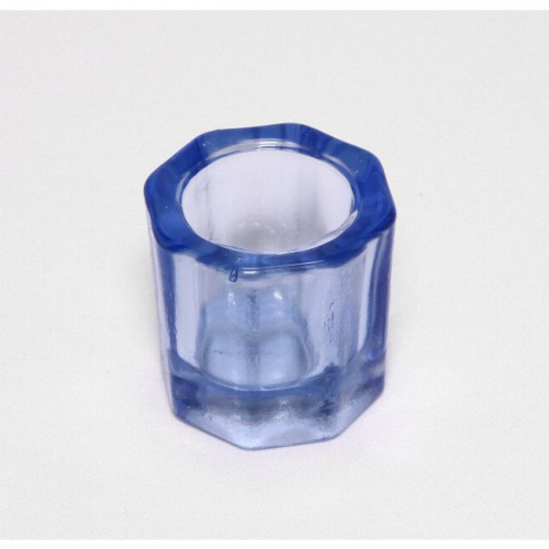 Стеклянная чаша Promisee для замешивания материала, синяя. от магазина Stom-Prof