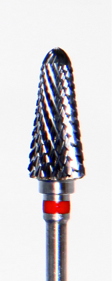 Фреза ATRI ТВС L060DM, конус закругленный, 6мм, двойная насечка, мелкая абразивн. от магазина Stom-Prof