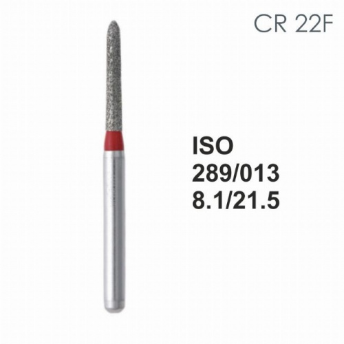 Бор алмазный MANI CR-22F по ISO 289, торпеда ,013х 8.1 х 21.5 мм, зернистость F, 5 штук от магазина Stom-Prof