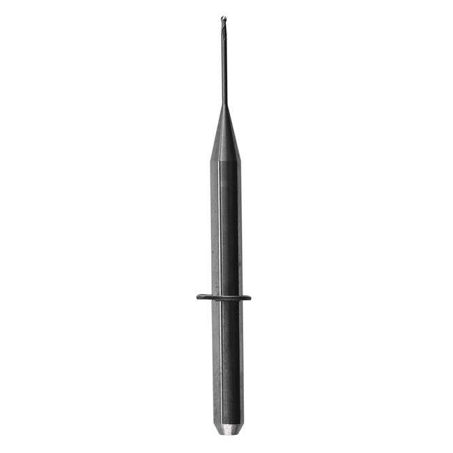 Фреза для обработки PMMA/PEEK/WAX совместима с VHF 40, размер: 0,6 х 3,0мм, цилиндр с округленным концом с 2 насечками, без покрытия. от магазина Stom-Prof