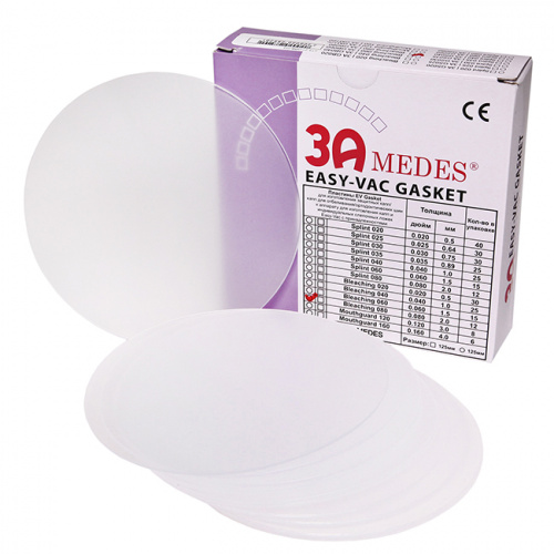 Пластины для капп мягкие EV Gasket Bleaching 080, круглые, 2 мм. , широкий ассортимент по доступным ценам, 3A Medes Корея от магазина Stom-Prof