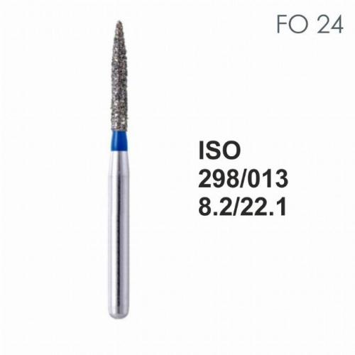 Бор алмазный MANI FO-24 по ISO 298, торпеда ,013 х 8.2 х 22.1 мм, зернистость S, 5 штук от магазина Stom-Prof