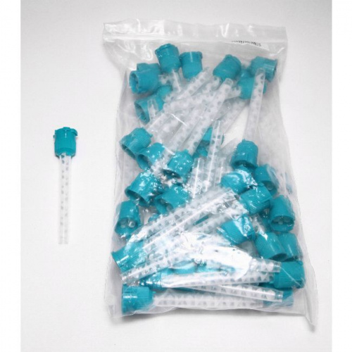 Насадка Promisee Dental для смешивания слепочного материала, большая, зелёный колпачок, 48 шт. от магазина Stom-Prof