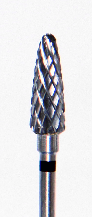 Фреза ATRI ТВС F050DSC, конус закругленный, 5мм, двойная насечка, суперкрупная абразивн. от магазина Stom-Prof