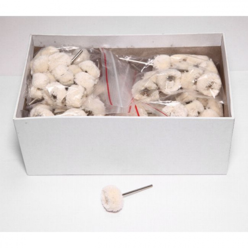 Фильц зуботехнический Sheshan Brush махровый, на дискодержателе, диаметр 22мм, 144шт от магазина Stom-Prof