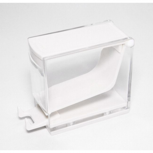 Раздатчик ватных валиков Promisee Dental, пластиковый, нажимного типа, белый. от магазина Stom-Prof