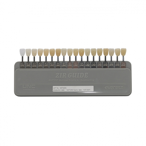 Расцветка Zir GUIDE для циркониевых дисков Everest Multilayer AT / PT. UNC Everest Multilayer от магазина Stom-Prof