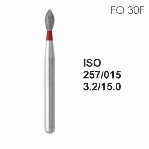 Бор алмазный MANI FO-30F по ISO 257, почка ,015 х 3.2 х 15.0 мм, зернистость F, 5 штук от магазина Stom-Prof