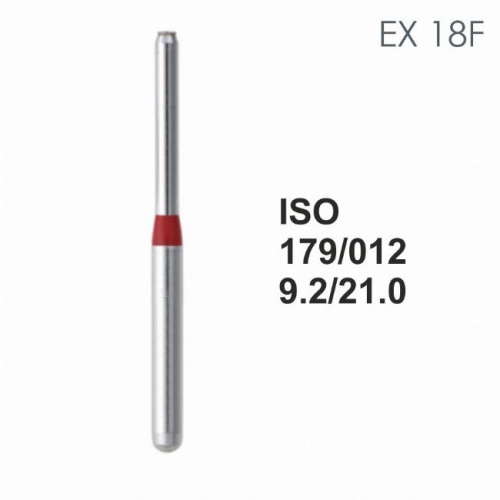 Бор алмазный MANI EX-18F по ISO 179, цилиндр ,012 х9.2 х 21.0 мм, зернистость F, 5 штук от магазина Stom-Prof