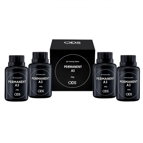 Смола полимерная ODS Permanent для 3D печати постоянных конструкций, цвет: А3, 1 кг. от магазина Stom-Prof
