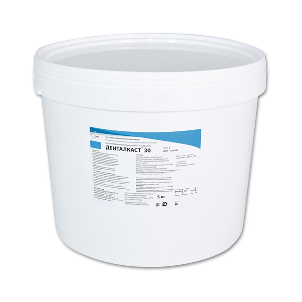 Гипс стоматологический ДЕНТАЛКАСТ 30, 5кг от магазина Stom-Prof