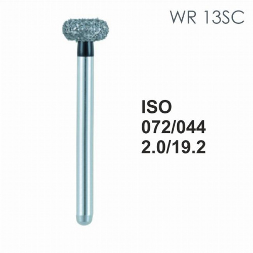 Бор алмазный MANI WR-13SC по ISO 072, колесо ,044 х 2.0 х 19.2 мм, зернистость SC, 5 штук от магазина Stom-Prof