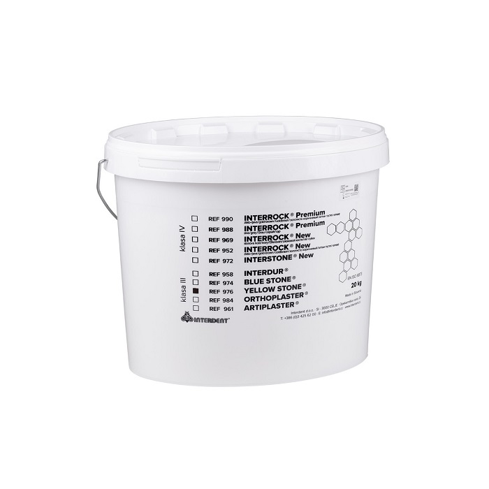 Yellow Stone | Елоу Стоун, гипс 3 класса, цвет - желтый, 20кг, ведро, 1шт. от магазина Stom-Prof