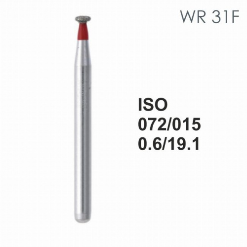 Бор алмазный MANI WR-31F по ISO 072, колесо ,015 х 0.6 х 19.1 мм, зернистость F, 5 штук от магазина Stom-Prof