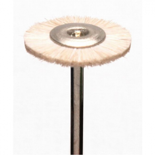 Щёточка Songjiang Sheshan натуральная щетина, белая, экстра мягкая, диаметр 18 мм, 1шт. от магазина Stom-Prof