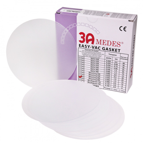 Пластины для капп мягкие EV Gasket Bleaching 080, круглые, 2 мм. , широкий ассортимент по доступным ценам, 3A Medes Корея от магазина Stom-Prof