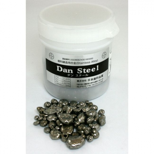 Металл для коронок и мостов Dan Steel New (железо-никелевый капля) 1кг от магазина Stom-Prof