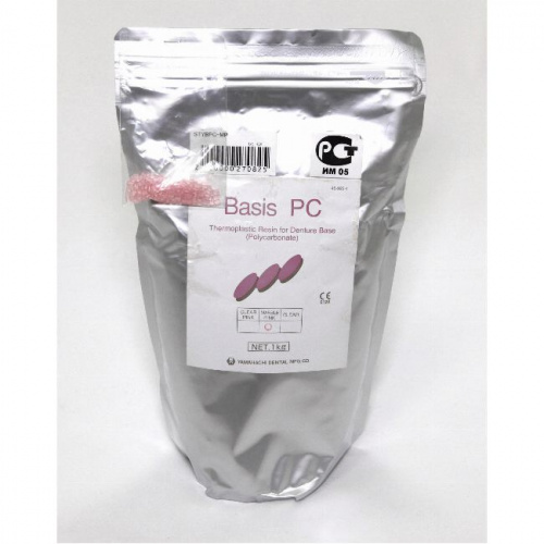 Пластмасса базисная Basis PC поликарбонатная, для термо-пресса, цвет Marble Pink, 1 кг. от магазина Stom-Prof