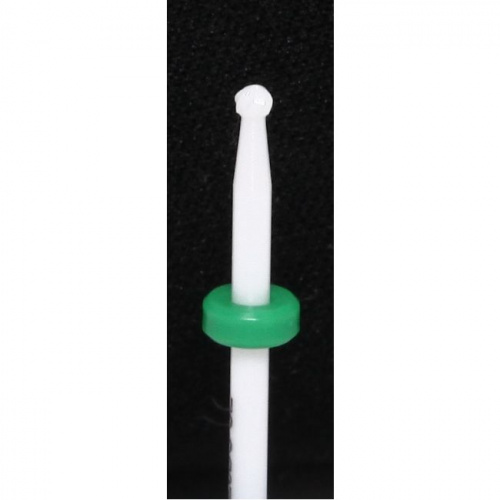 Фреза ATRI керамическая D023DC CE, шарик, 2,3мм, двойная насечка, крупная абразивность, 1 шт от магазина Stom-Prof