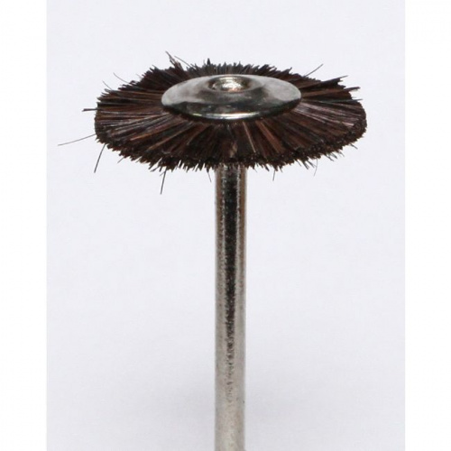 Щёточка Songjiang Sheshan натуральная щетина, чёрная, средней жесткости, диаметр 18мм, 1шт. от магазина Stom-Prof