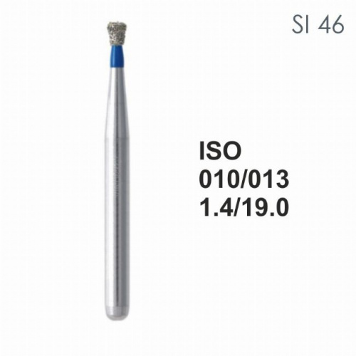 Бор алмазный MANI SI-46 по ISO 010, об.конус ,013 х 1.6 х 19.0 мм, зернистость S, 5 штук от магазина Stom-Prof
