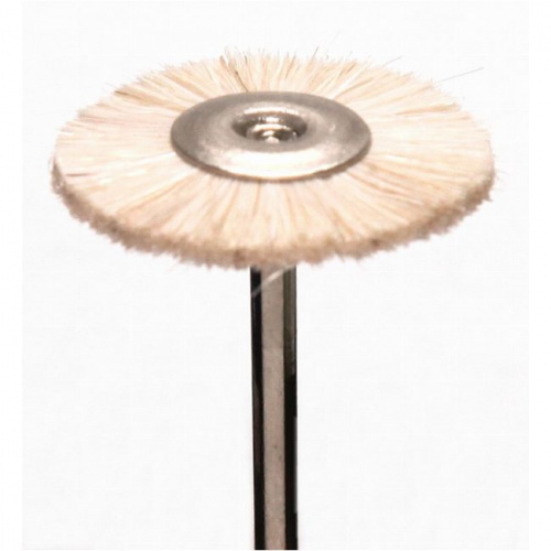 Щёточка Songjiang Sheshan натуральная щетина, белая, экстра мягкая, диаметр 22мм, 1шт. от магазина Stom-Prof