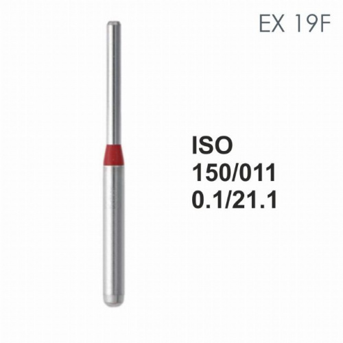 Бор алмазный MANI EX-19F по ISO 150, цилиндр ,011 х 0.1 х 21.1 мм, зернистость F, 5 штук от магазина Stom-Prof