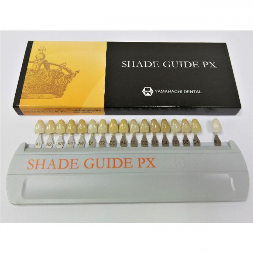 Расцветка Shade Guide PX для композит зубов серий:Anterior CROWN PX; Posterior EFUCERA PX, 17 цветов от магазина Stom-Prof
