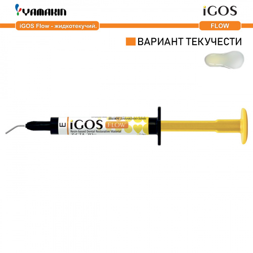 Композит пломбировочный iGOS Flow, оттенок: E, масса 4г (2мл) от магазина Stom-Prof