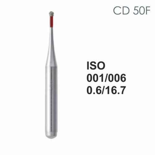 Бор алмазный MANI CD-50F по ISO 001, шар, 006 х 0.6 х 16.7 мм, зернистость F, 5 штук от магазина Stom-Prof
