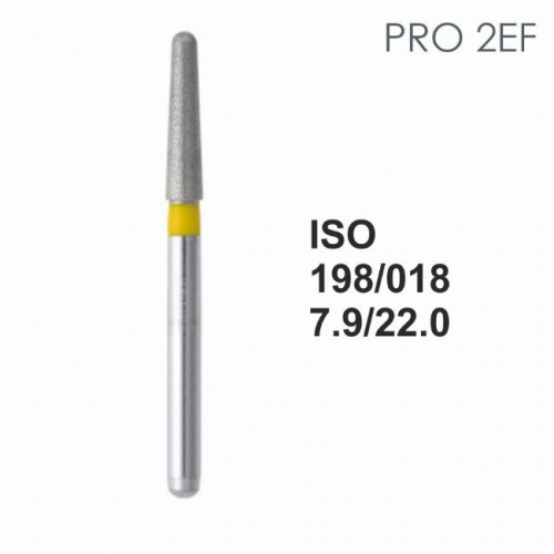 Бор алмазный MANI PRO-2EF по ISO 198, конус ,018 х 7.9 х 22.0 мм, зернистость EF, 5 штук от магазина Stom-Prof