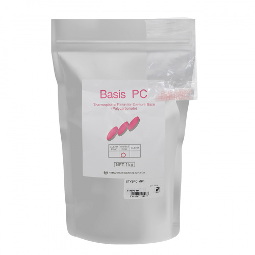 Пластмасса базисная Basis PC поликарбонатная, для термо-пресса, цвет Marble Pink, 1 кг. от магазина Stom-Prof