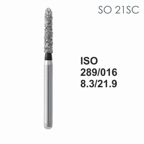 Бор алмазный MANI SO-21SC по ISO 298, шар ,016 х 8.3 х 21.9 мм, зернистость SC, 5 штук от магазина Stom-Prof