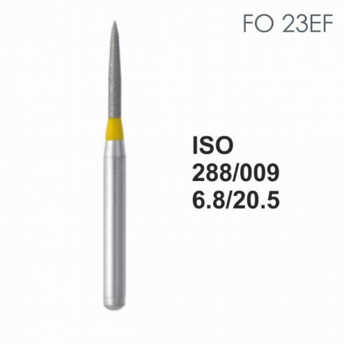 Бор алмазный MANI FO-23EF по ISO 288, торпеда ,009 х 6.8 х 20.5 мм, зернистость EF, 5 штук от магазина Stom-Prof