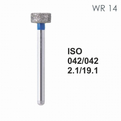 Бор алмазный MANI WR-14 по ISO 042, колесо ,042 х 2.1 х 19.1 мм, зернистость S, 5 штук от магазина Stom-Prof