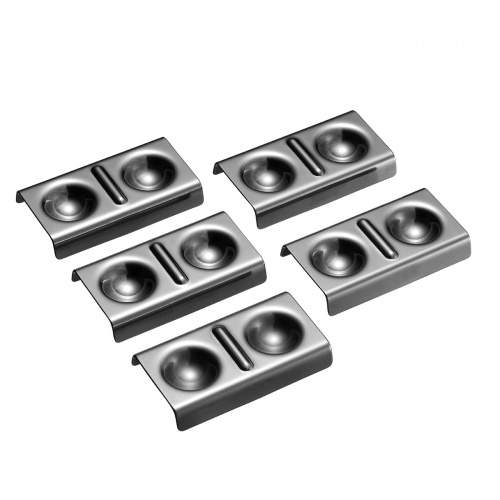 Лотки стерилизационные 13670 из нержавеющей стали, диаметр углубления 16 мм, 5 шт. от магазина Stom-Prof